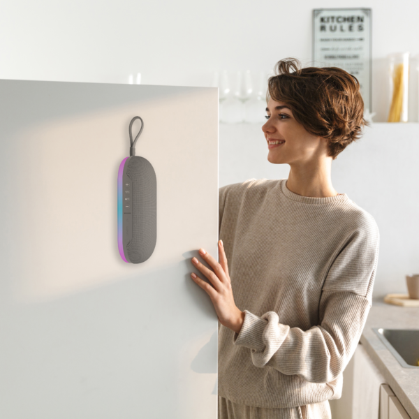 M-BS66M IPX5 Portable Magnetic Bluetooth Speaker - Image 5