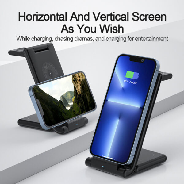 M-WL097 Foldable 3-in-1 Wireless Charger - Image 3